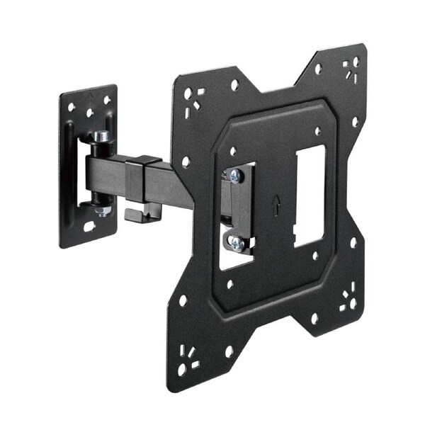 Brateckeconomical Full-Motion Tv Wall Mount For 23'-43' Fit Curved Tv Up To 30Kg, Fine Texture Black