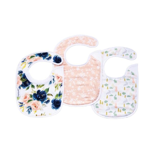 Tiny Twinkle - Kaffle® Feeder Bib - Blush Set of 3