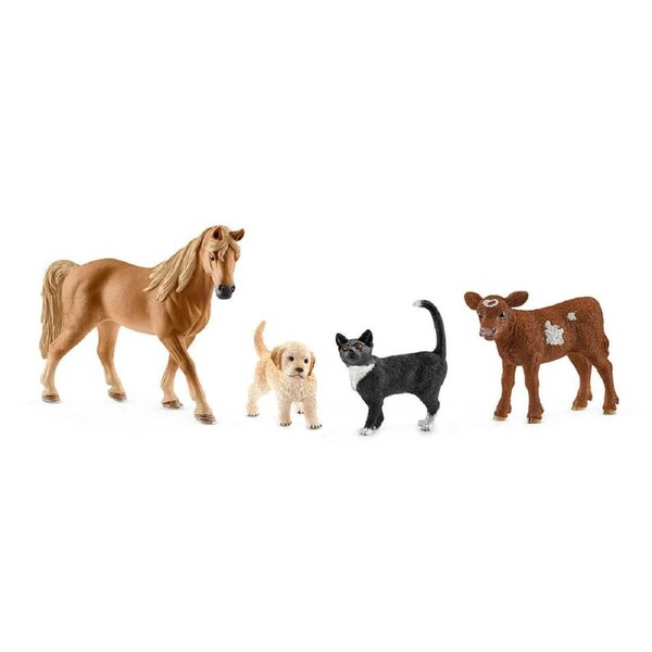 Schleich Farm & Pet Figurine Toy Animals Farm Starter Set