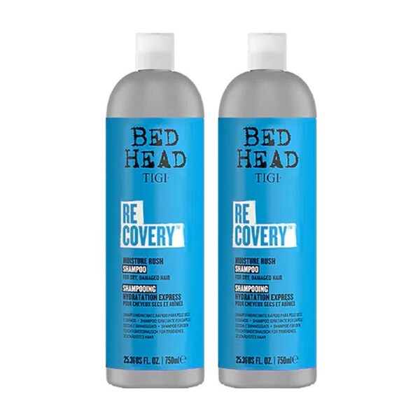 2 x TIGI Bed Head Recovery Moisture Rush Shampoo 750mL
