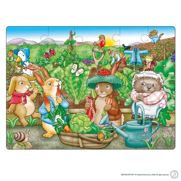 Peter Rabbit In Mr McGregor's Garden 25-Piece Jigsaw Puzzle
