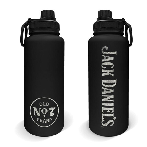 Jack Daniels Stainless Steel Double Walled Water Drink Bottle