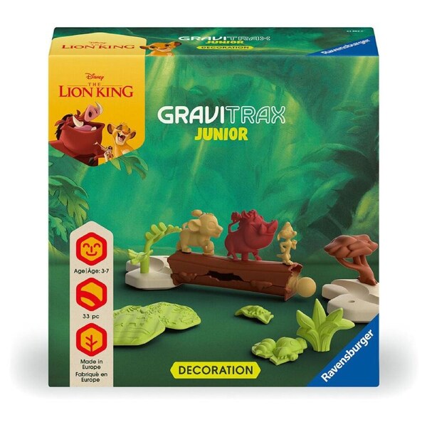 GraviTrax Junior - Extension Lion King Disney Marble Expansion Pack Kids Toy 3y+
