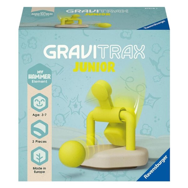 GraviTrax Junior - Element Hammer Marbles Action Pack Interactive Kids Toy 3y+