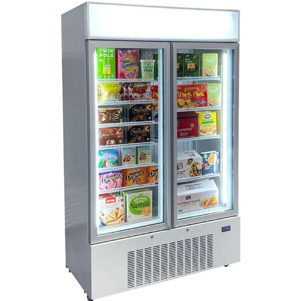 Schmick Upright 2 Door Commercial Glass Door Freezer