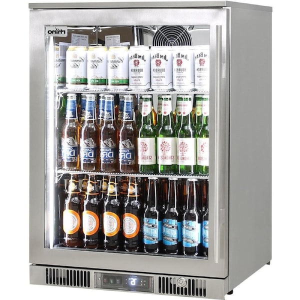 Outdoor Rhino ENVY 1 Door Bar Fridge Coldest Beer 43 C+ Alfresco 316 Stainless