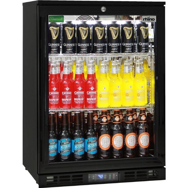Quiet Running Glass Door Bar Fridge Energy Efficient Rhino