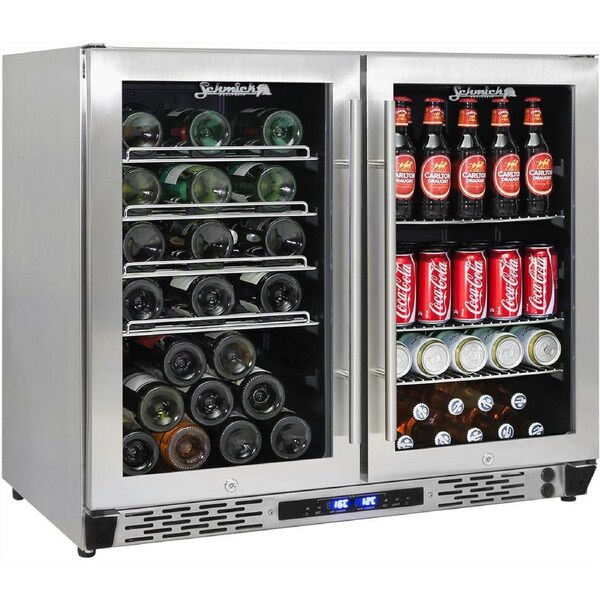 Schmick Twin Zone Beer And Wine Bar Fridge