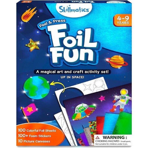 Skillmatics Foil Fun Up In Space No Mess Art Kit Creative Kids Toy 4y+
