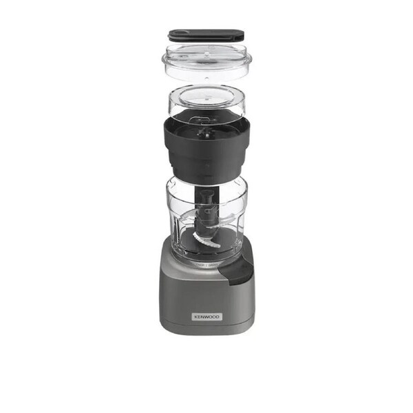 Kenwood CHP80000SI Duo Prep 2 in 1 Chopper and Grinder - Dishwasher Safe Parts - High Speed Metal Grinder - Powerful 800W Motor - Compact Design