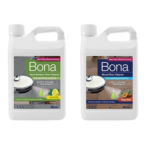 Bona Wood & Hard Surface Floor Cleaner 1.1L Concentrate For Mopping Robots