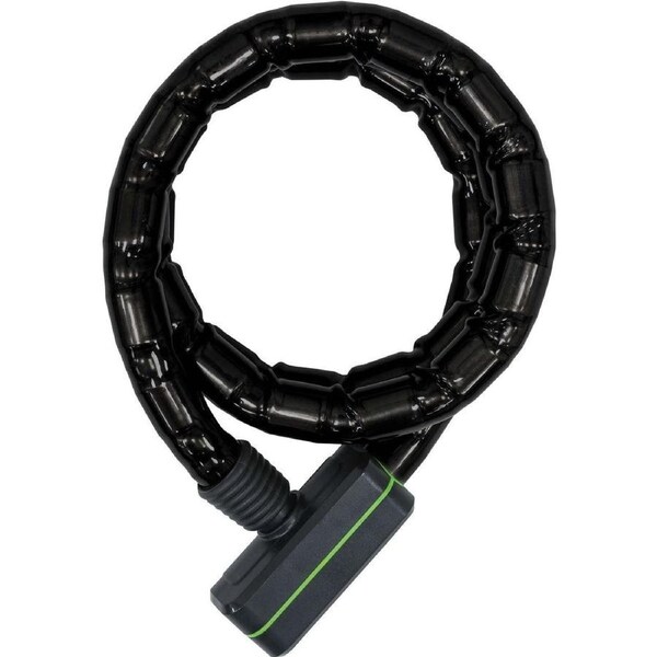 Citadel Amsterdam CA80/20/K 80cm x 20mm Steel-O-Flex Key Lock Black/Green