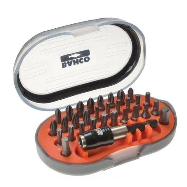 BAHCO 60T/31-1 TORSION DRILL DRIVER BIT SET WITH CASE