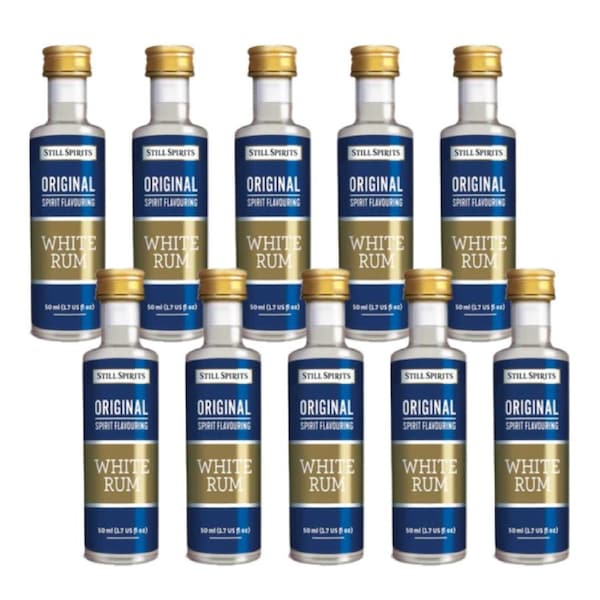 Still Spirits Original White Rum Essence 10 PK Home Brew Distilling