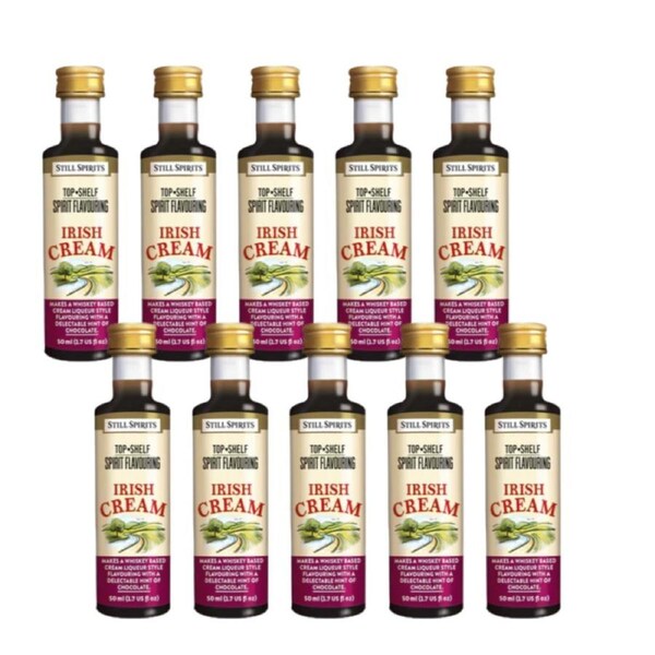 Still Spirits Top Shelf Irish Cream Essence 10 PK Home Brew Distilling