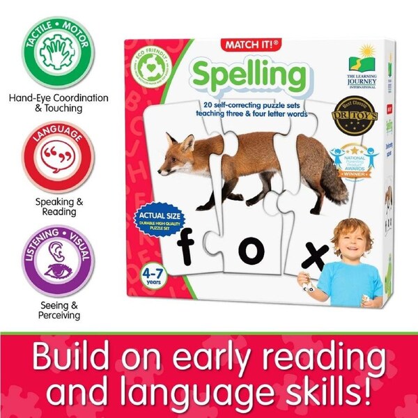 Learning Journey Match It- Spelling