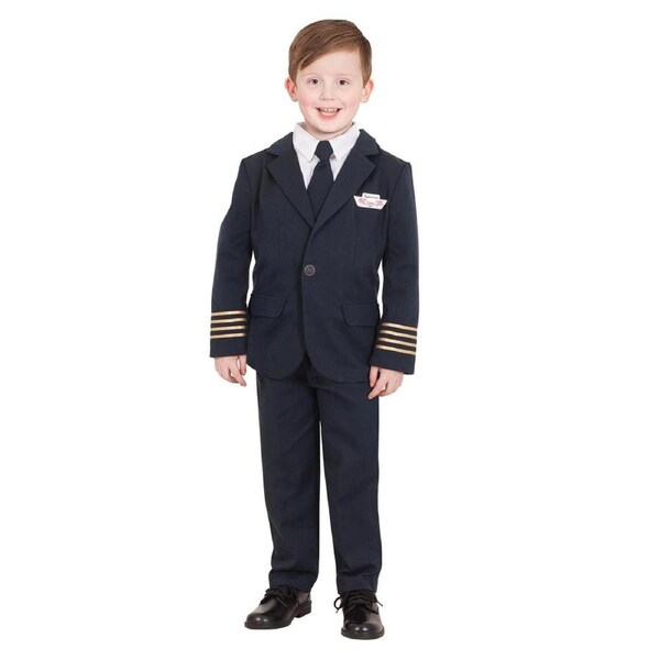 Qantas Captain's Uniform Costume Size 6-8 Years