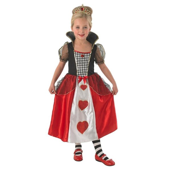 Alice in Wonderland Queen of Hearts Costume Size 9-10 Years