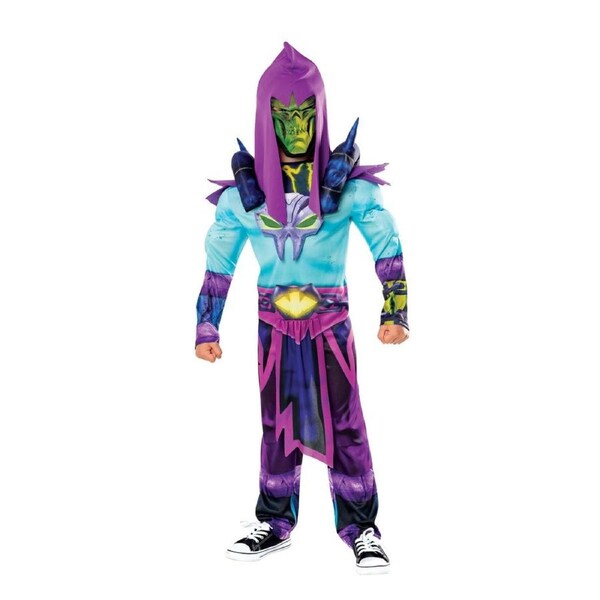 He-Man Masters of the Universe Skeletor Deluxe Costume Size 5-6 Years