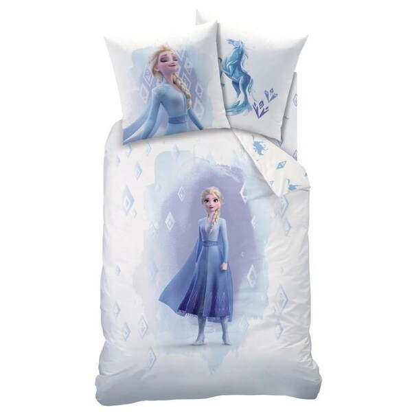 Disney Frozen Element Cotton Quilt Cover Set - Single Bed Size