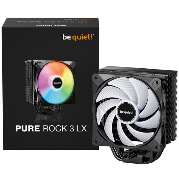 be Quiet! Pure Rock 3 LX RGB CPU Cooler (BK040)