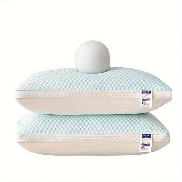 2pcs Summer Cool Breathable Neck Pillow Comfortable Travel Cushion for Sleeping