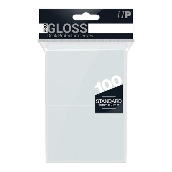Ultra Pro: PRO-Gloss 100ct Standard Deck Protector sleeves: Clear