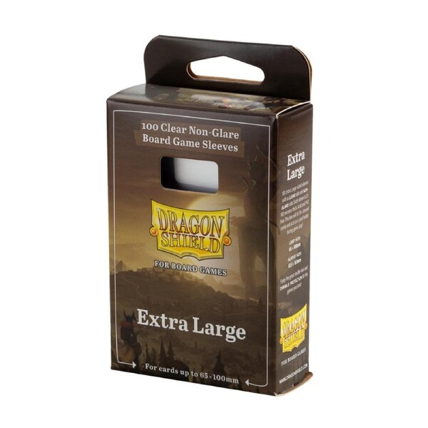 Dragon Shield: Board Game Sleeves Clear Non-Glare Extra Large