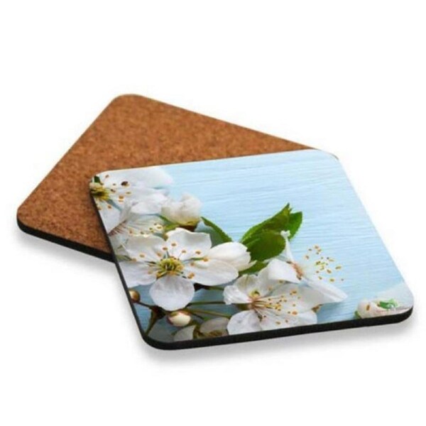 Gwen St Designs Dining Kitchen Home Sweet Home Cork Back Coasters Set 6