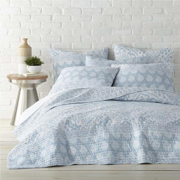 Patchwork Bed Quilt York Coverlet Size Queen 230x230cm