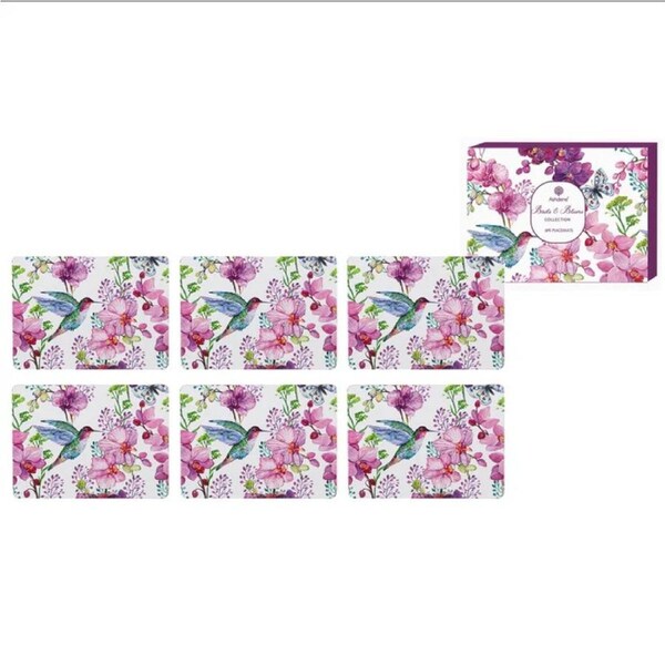 Ashdene Dining Kitchen Birds & Blooms Placemats Set 6 522240
