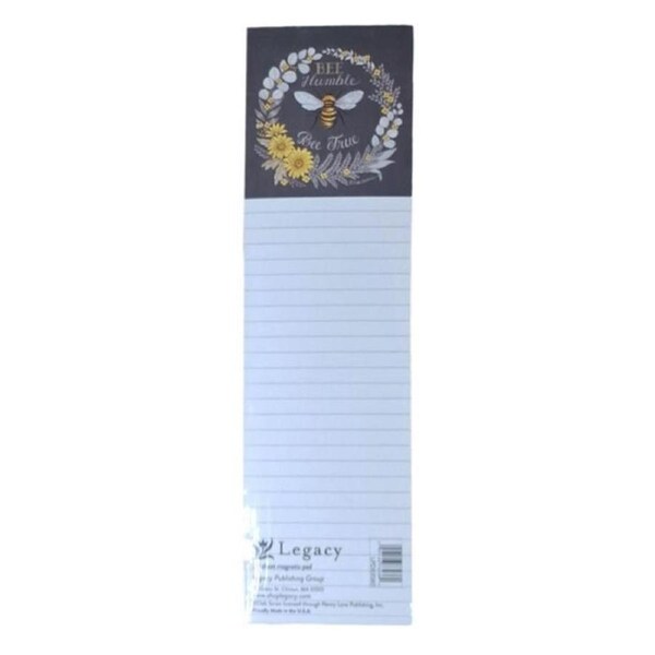 Legacy List Pad Bee Humble Ruled Tear Off Pages Magnetic