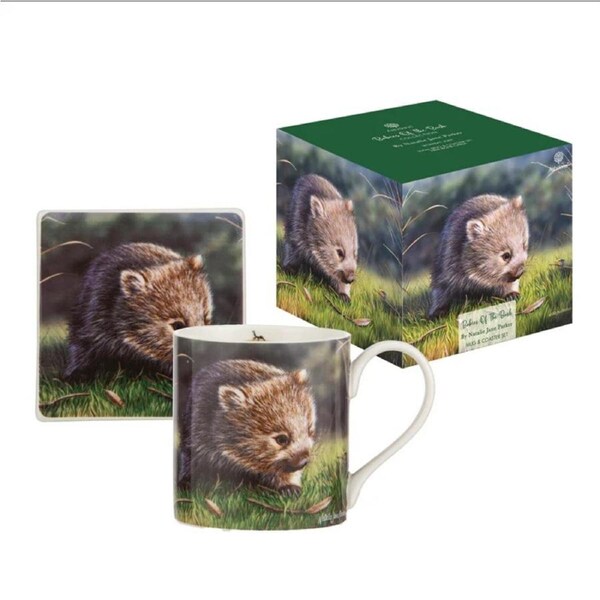 Ashdene Kitchen Tea Coffee Babies Bush Wombat Mug Coaster 522346