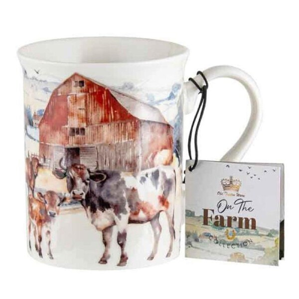 Coffee or Tea Cup On the Farm Cows Single Mug 310ml
