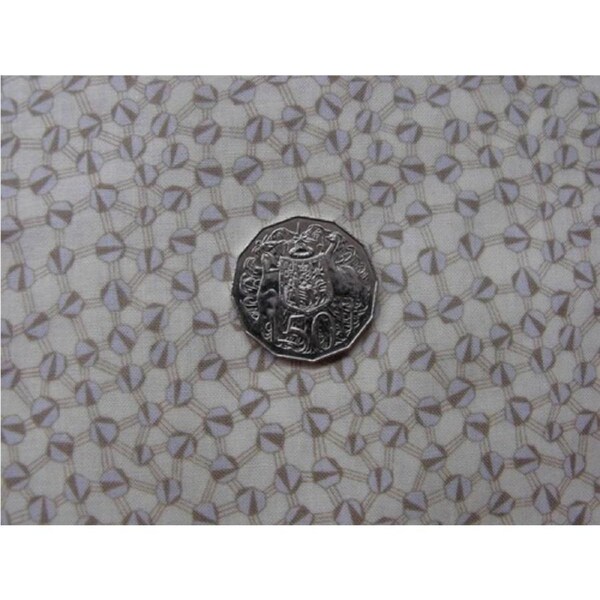 Quilting Patchwork Sewing Fabric Off White with Seeds 1 Meter