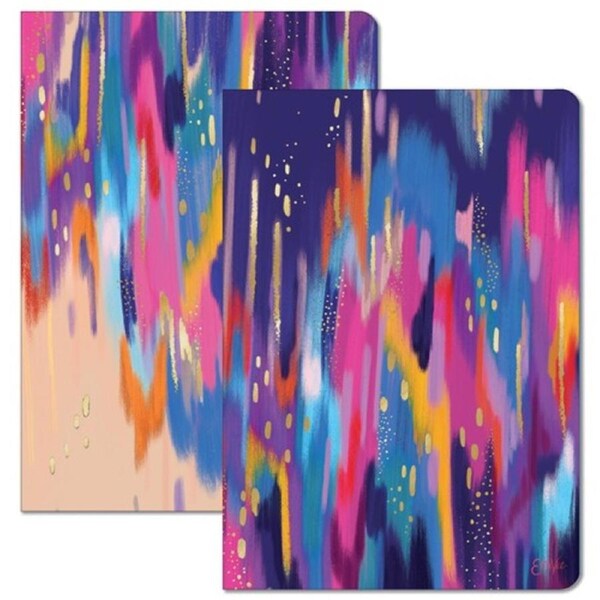 Lang 2 Pack Journals Lined 60 Pages Splash of Colour Books