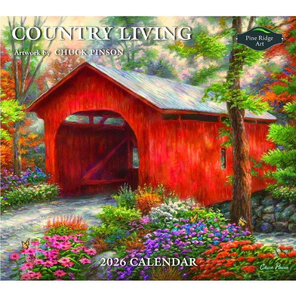 Pine Ridge 2026 Calendar Country Living Calender Fits Wall Frame