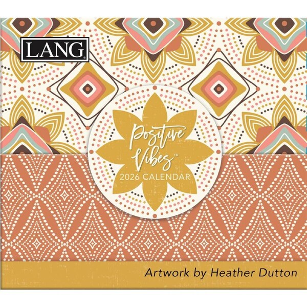 Lang 2026 Boxed Daily Thoughts 365 Calendar Positive Vibes