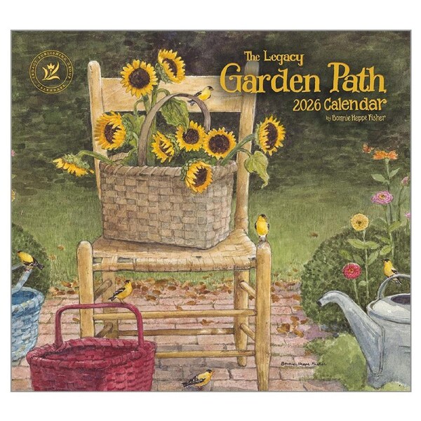 Legacy 2026 Calendar Garden Path Calender Fits Wall Frame