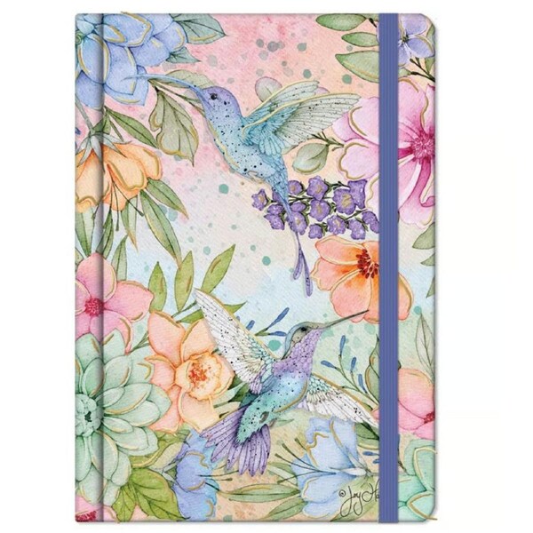 Lang Classic Journal Lined Pages Hummingbird Garden Hard Cover Book