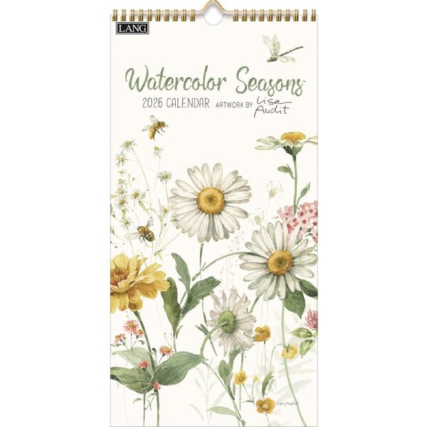 Lang 2026 Vertical Calendar Watercolor Seasons Does NOT Fit Frame