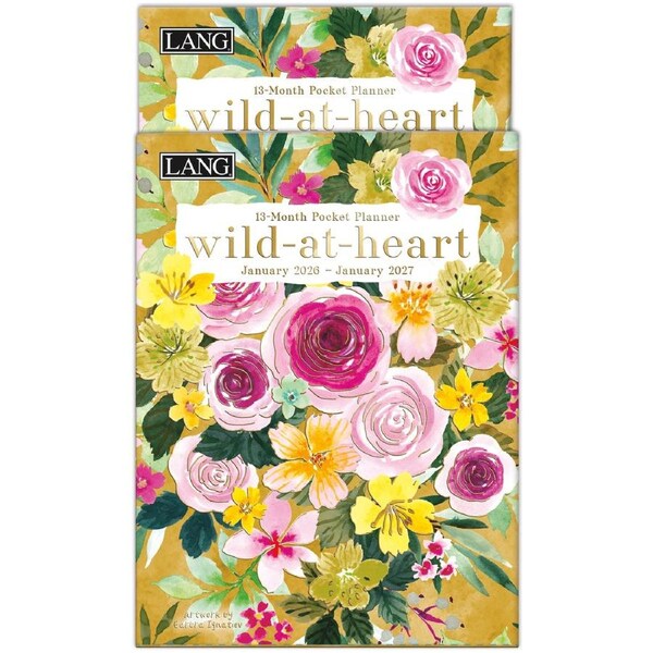 Lang 2026 13 Month Pocket Planner Wild At Heart Diary