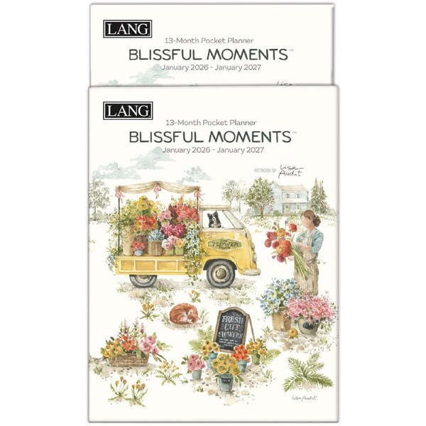 Lang 2026 13 Month Pocket Planner Blissful Moments Diary
