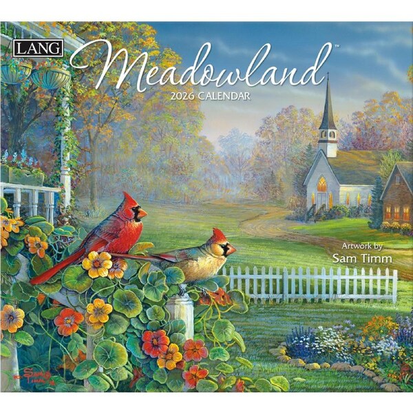 Lang 2026 Calendar Meadowland Calender Fits Wall Frame