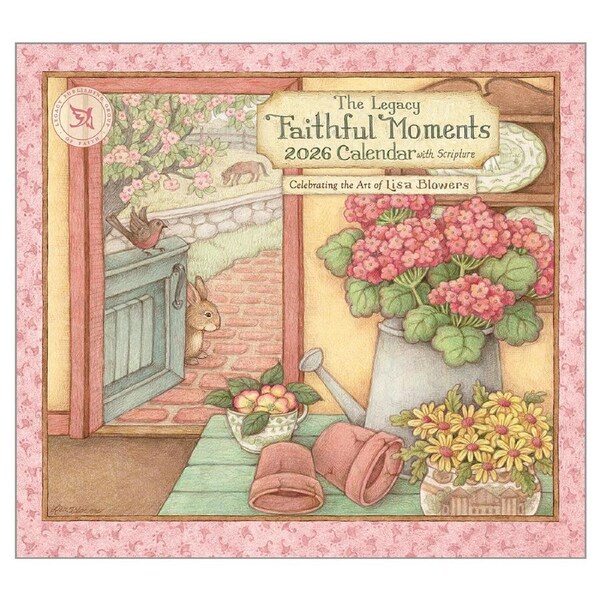 Legacy 2026 Calendar Faithful Moments Calender Fits Wall Frame