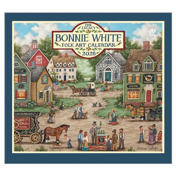 Legacy 2026 Calendar Bonnie White Calender Fits Wall Frame