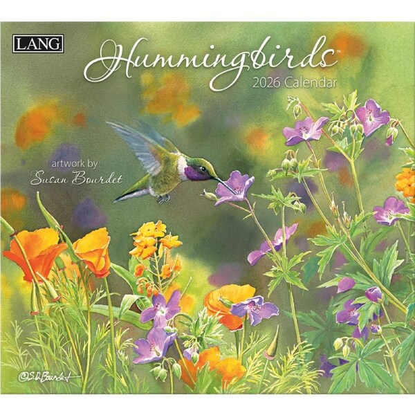 Lang 2026 Calendar Hummingbirds Calender Fits Wall Frame