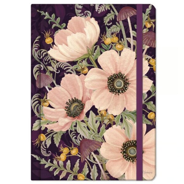 Lang Classic Journal Lined Pages Cottage Ferns Hard Cover Book