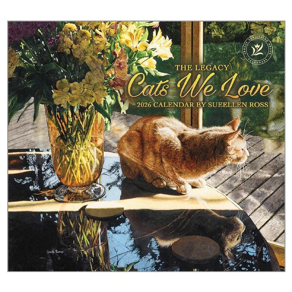 Legacy 2026 Calendar Cats We Love Calender Fits Wall Frame