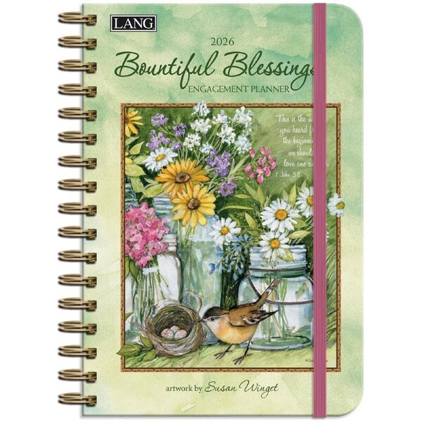 Lang 2026 Engagement Planner Bountiful Blessings Diary